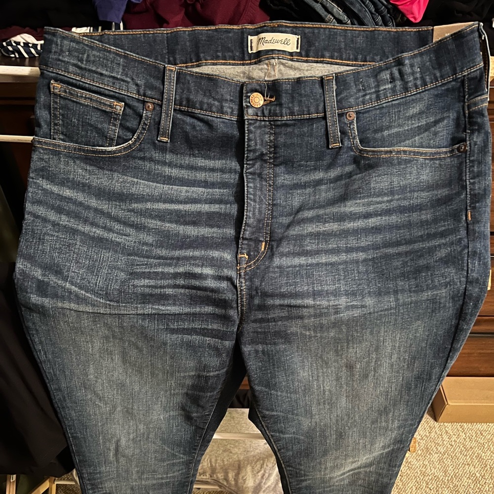 NWT Madewell Size 34 High-Rise Skinny Jeans: Adjustable Edition